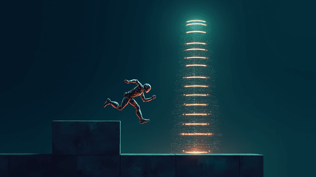 Les agents RL passent du plantage au parkour en multipliant les couches du réseau