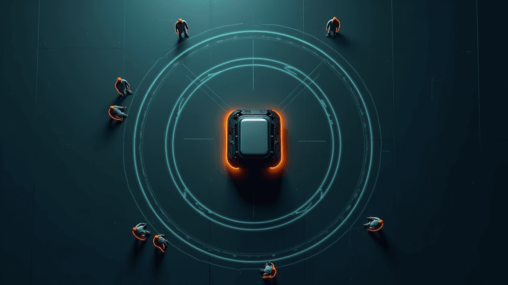 Navigation en foule par LiDAR avec représentation des groupes en bordure de champ de vision