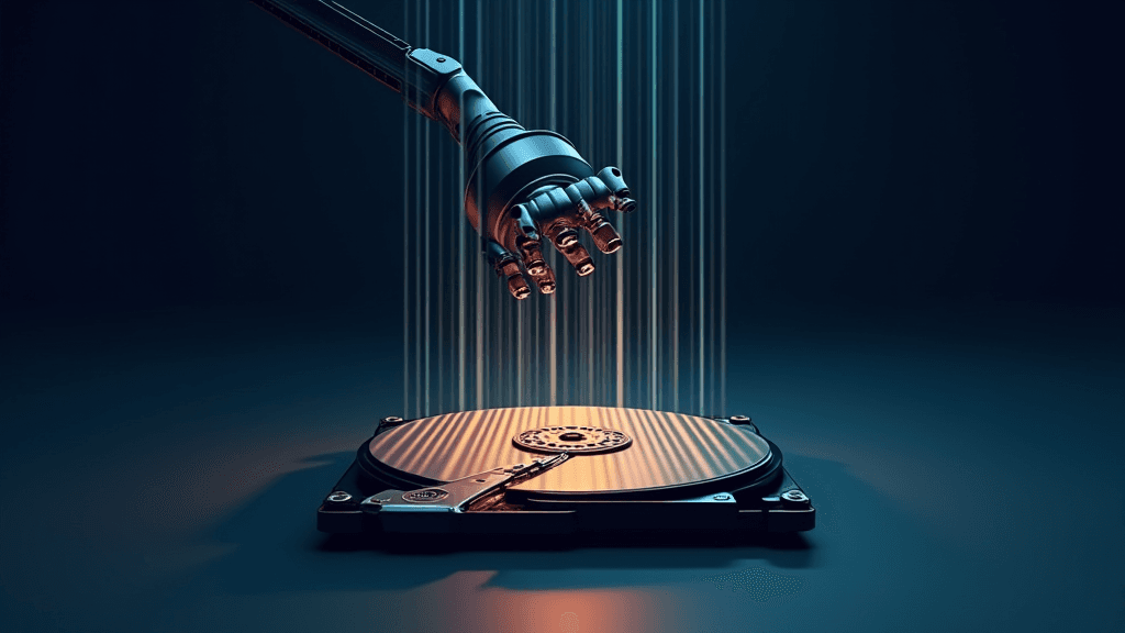 Système de vision par projection de franges pour le démontage autonome de disques durs