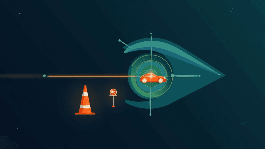 De la scène à l'objet : prédiction du double regard guidée par le texte