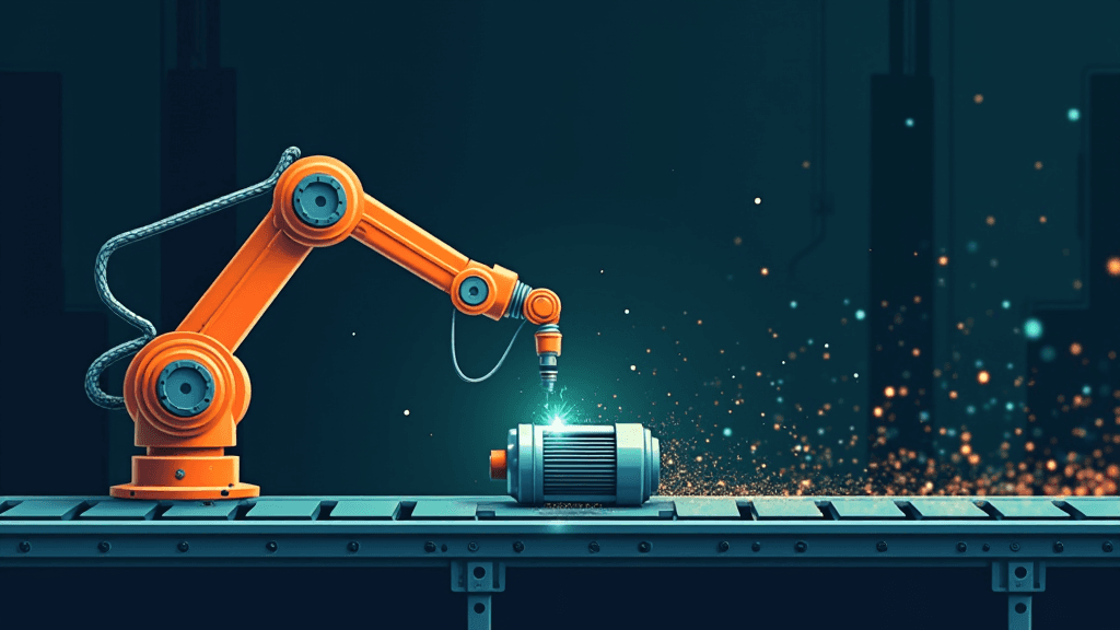 Automatisation robotique assistée par apprentissage automatique pour la fabrication industrielle