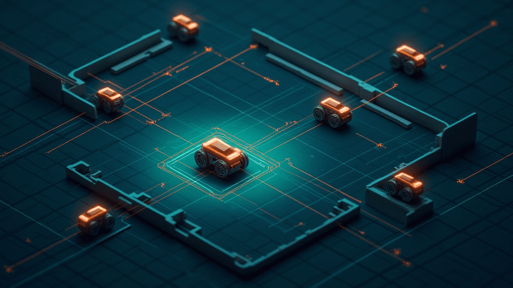 Surveillance d'environnements intérieurs dynamiques par apprentissage par renforcement multi-agents