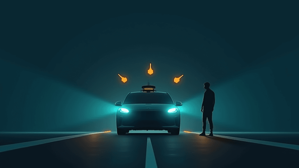 Des piétons jouent à faire peur à un véhicule autonome