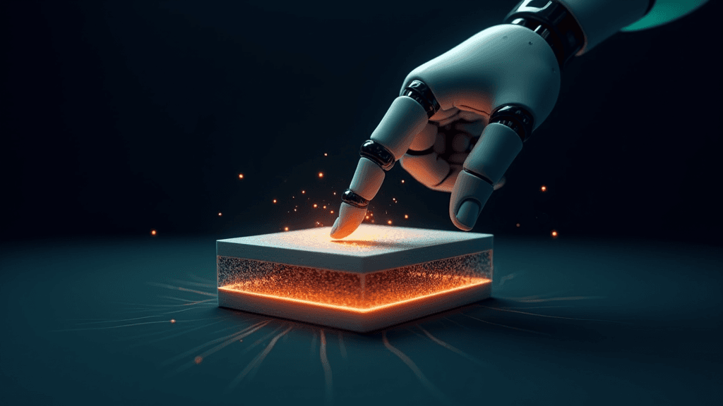Modélisation neuronale d'ordre réduit avec simulation différentiable pour la perception tactile haute résolution