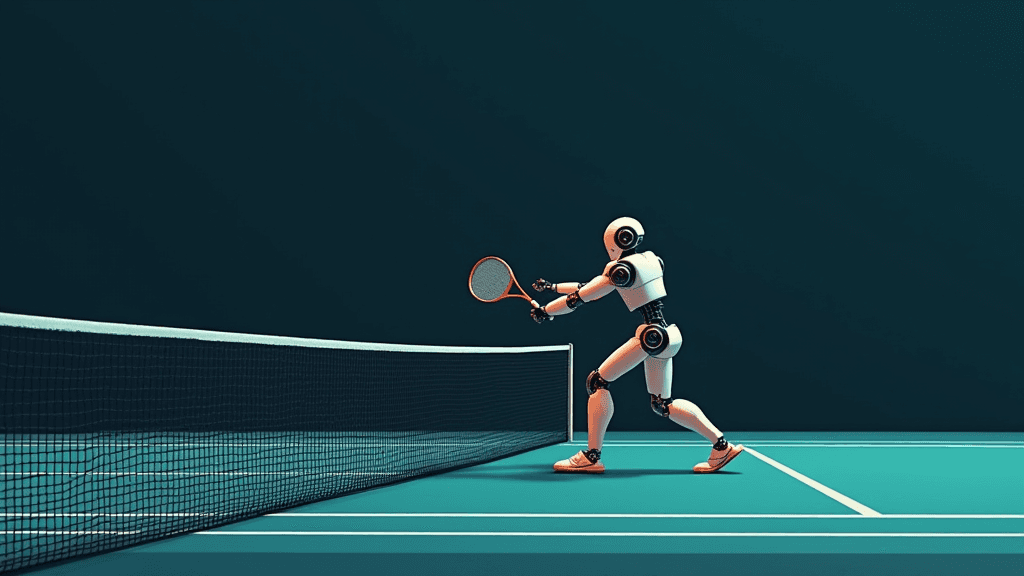 Vidéo du vendredi : un robot humanoïde apprend à jouer au tennis face à des humains