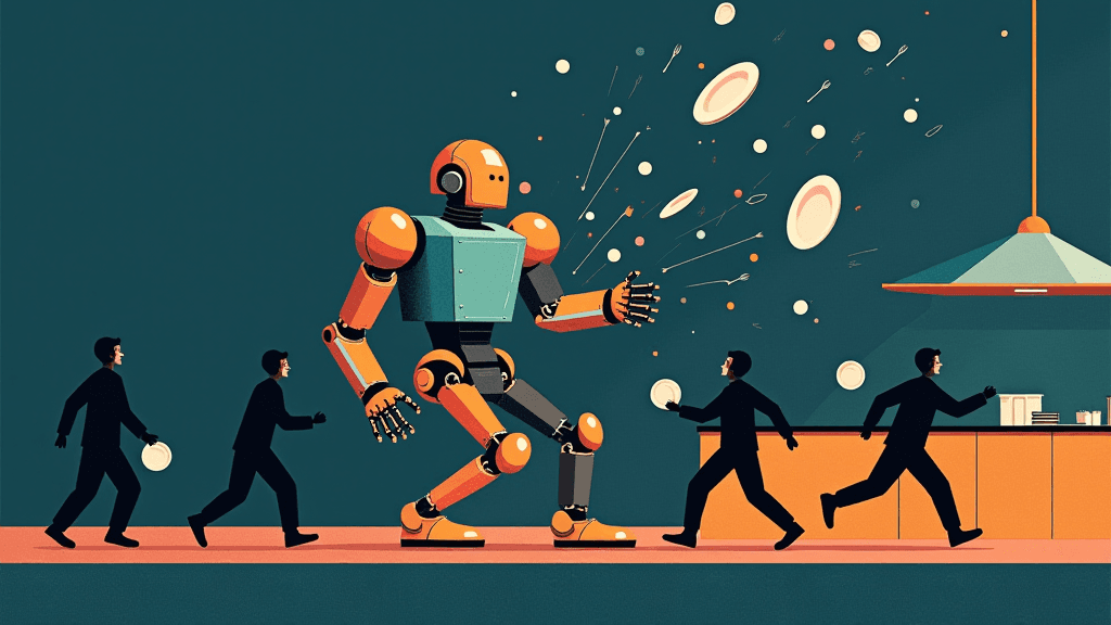 Cauchemar en cuisine : ce robot danseur déraille et sème la zizanie au restaurant