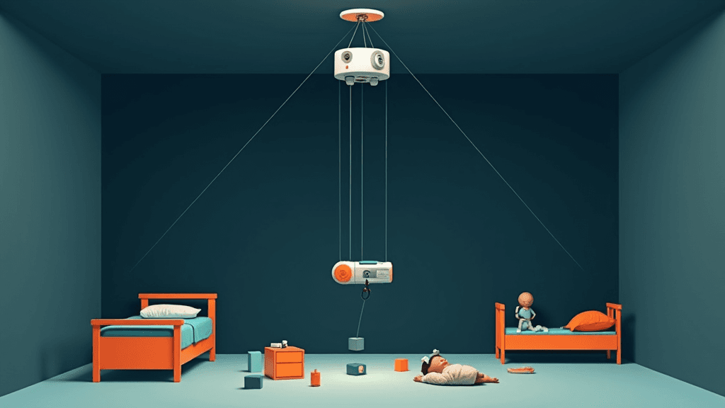 Vidéo : un robot DIY fixé au plafond ramasse jouets, vêtements et objets épars