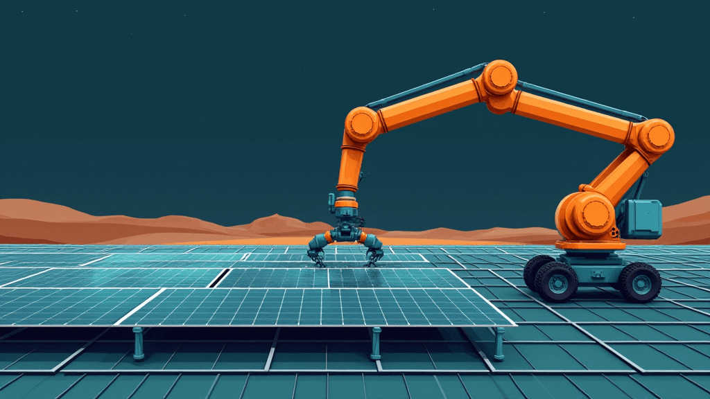 Un panneau solaire par minute : ce robot divise par deux le coût et le temps d’installation